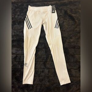 Adidas Alphaskin White Compression Tights Leggings Size M NWT Climacool